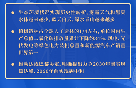 這十年，看中國經(jīng)濟(jì)和生態(tài)文明領(lǐng)域非凡成就