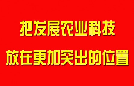 習近平：把發(fā)展農業(yè)科技放在更加突出的位置